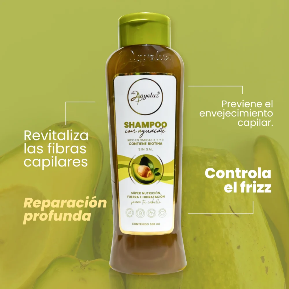 Shampoo Con Aguacate Anyeluz Anyeluz - Imagen 2