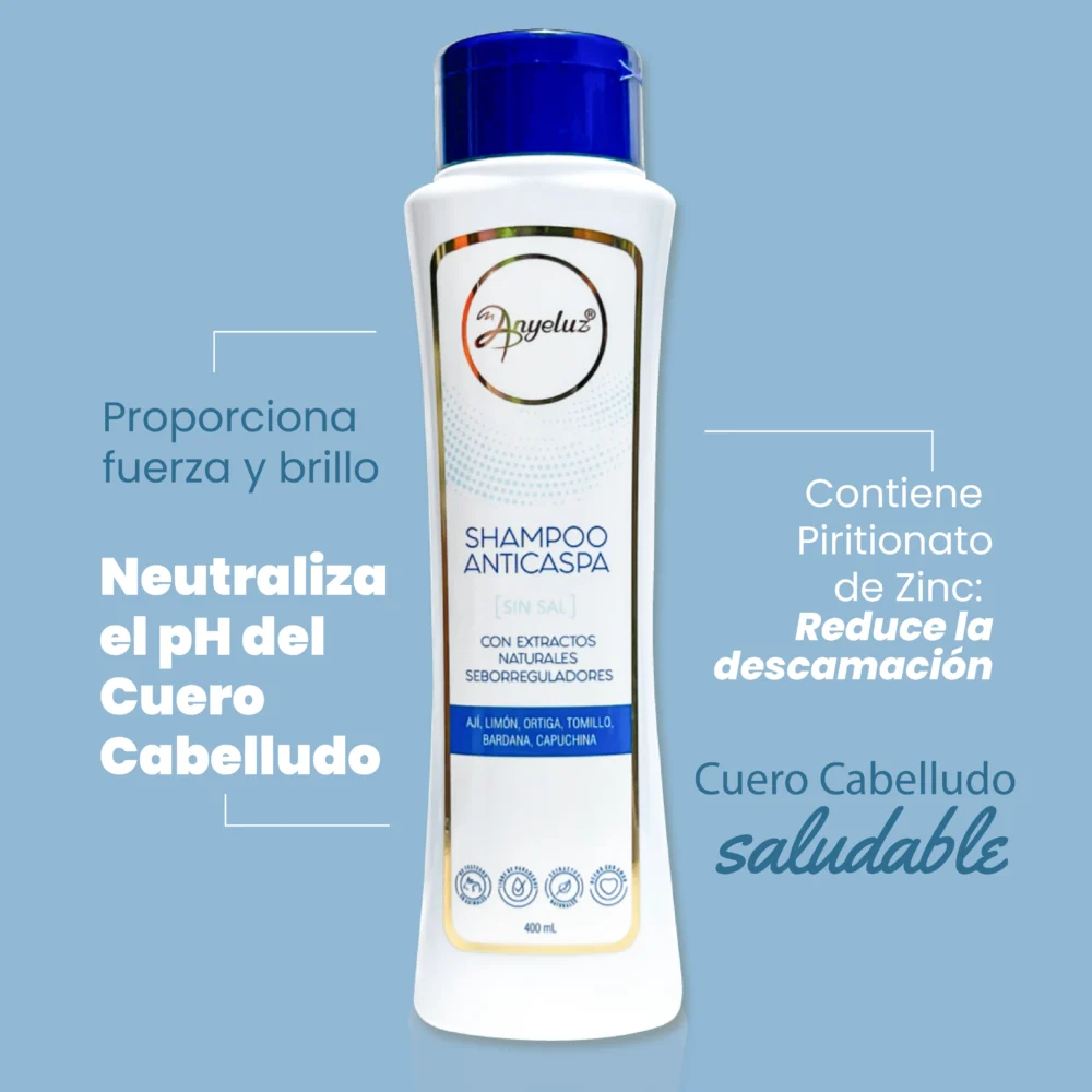 Shampoo anticaspa Anyeluz - Imagen 4