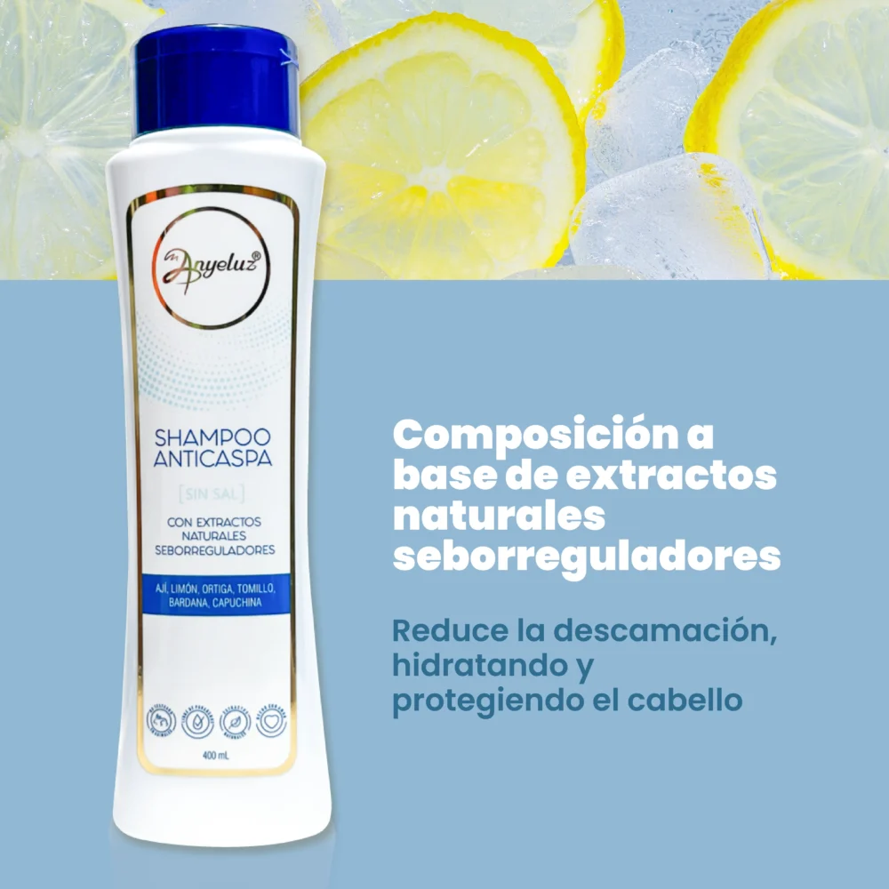 Shampoo anticaspa Anyeluz - Imagen 3