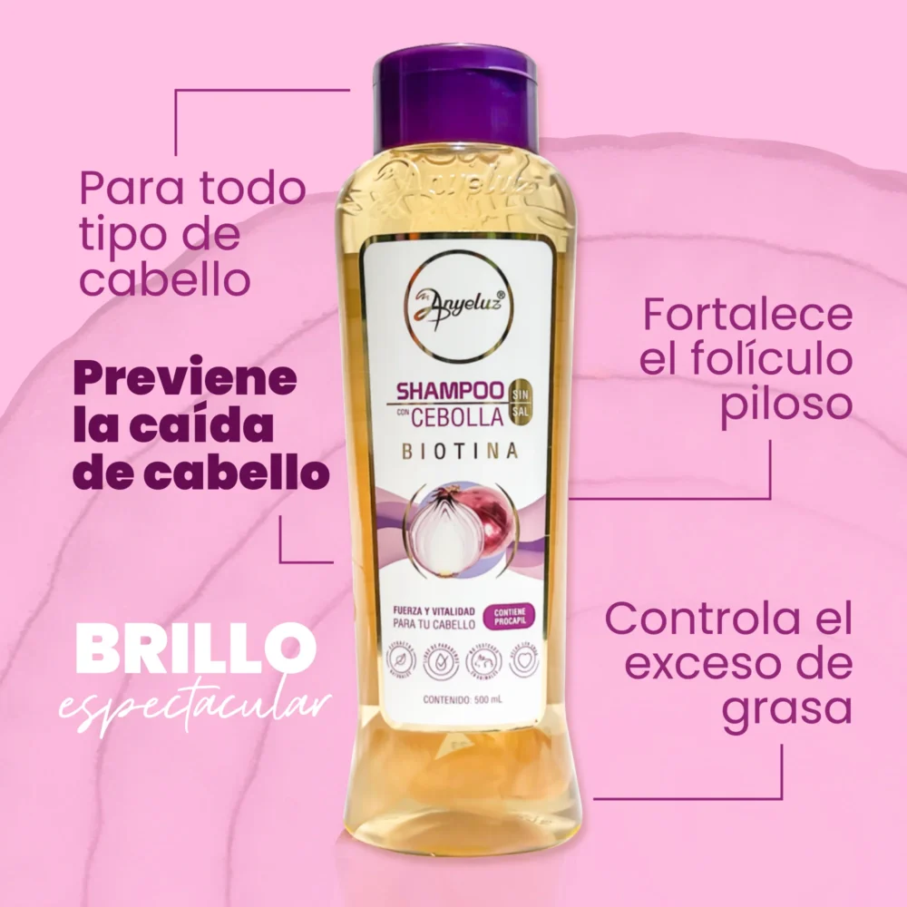 Shampoo cebolla Anyeluz - Imagen 4