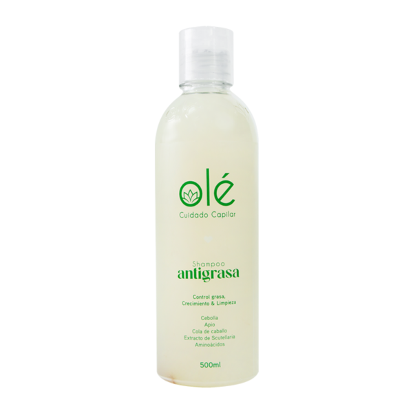 SHAMPOO DE CEBOLLA, JENGIBRE Y APIO Ole Capilar