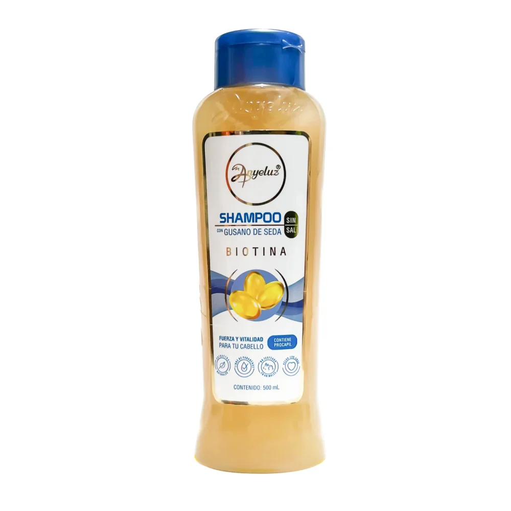 Shampoo con gusano de seda para cabello seco Anyeluz - Imagen 3