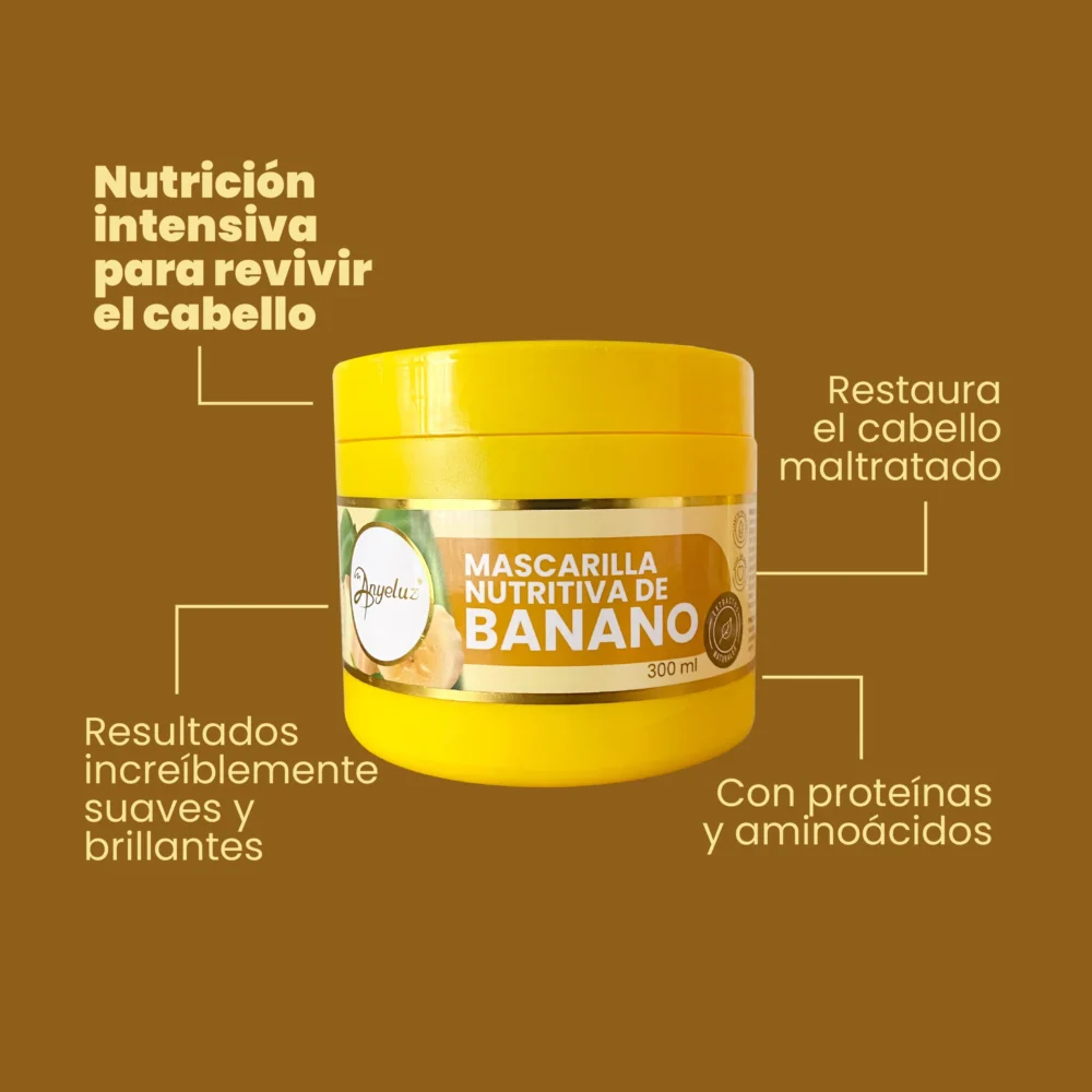 Mascarilla Nutritiva con Banano Anyeluz - Imagen 2