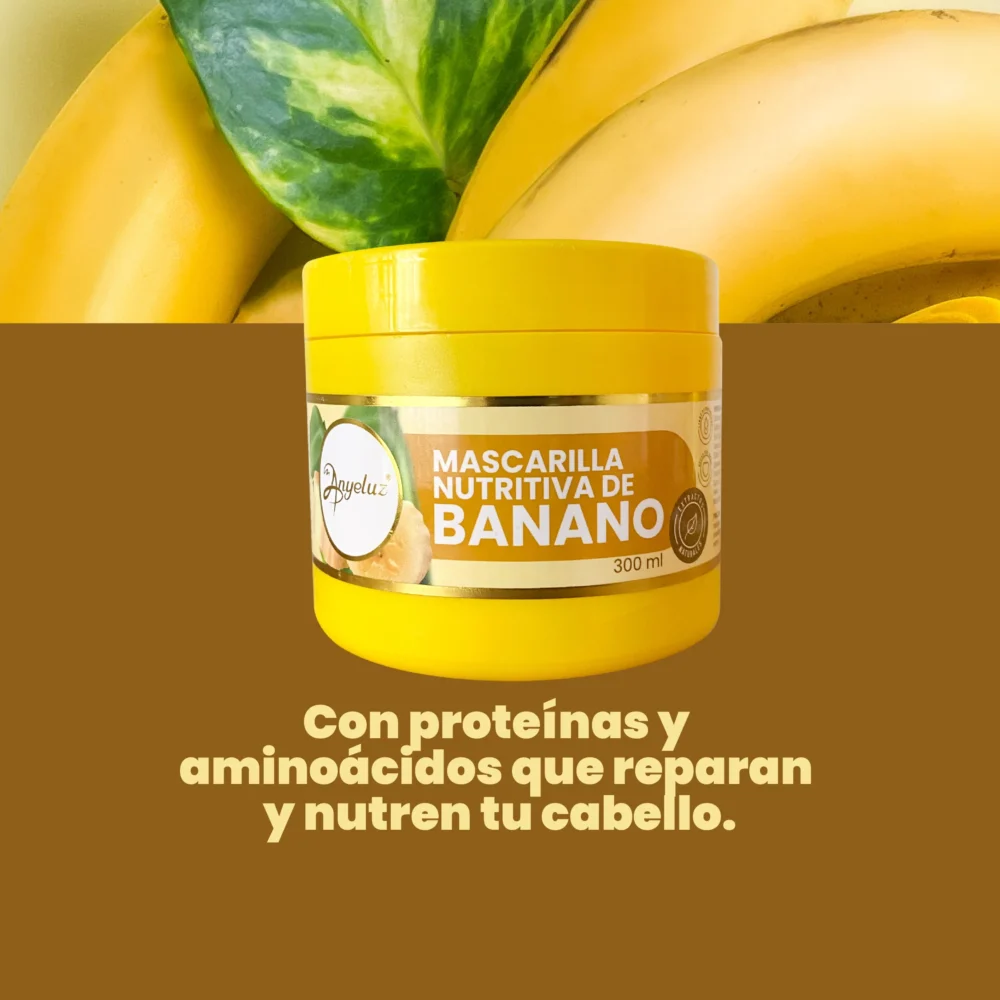 Mascarilla Nutritiva con Banano Anyeluz - Imagen 3