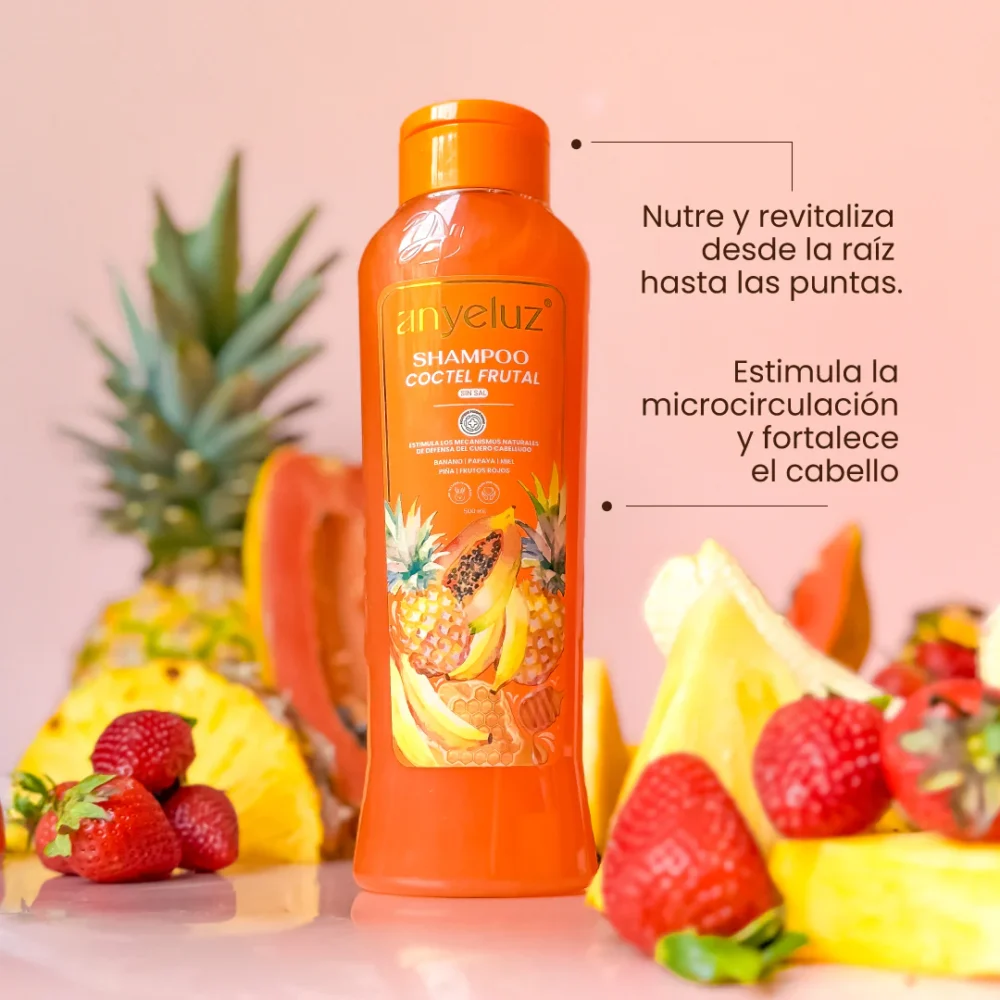 Shampoo Cóctel Frutal Anyeluz - Imagen 2