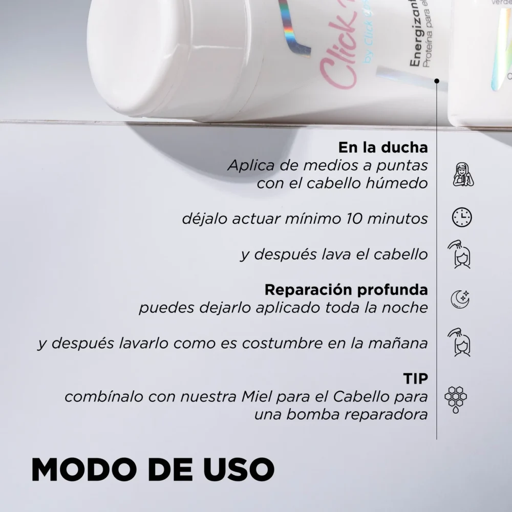 Energizante capilar 300ml.. Click Hair - Imagen 2