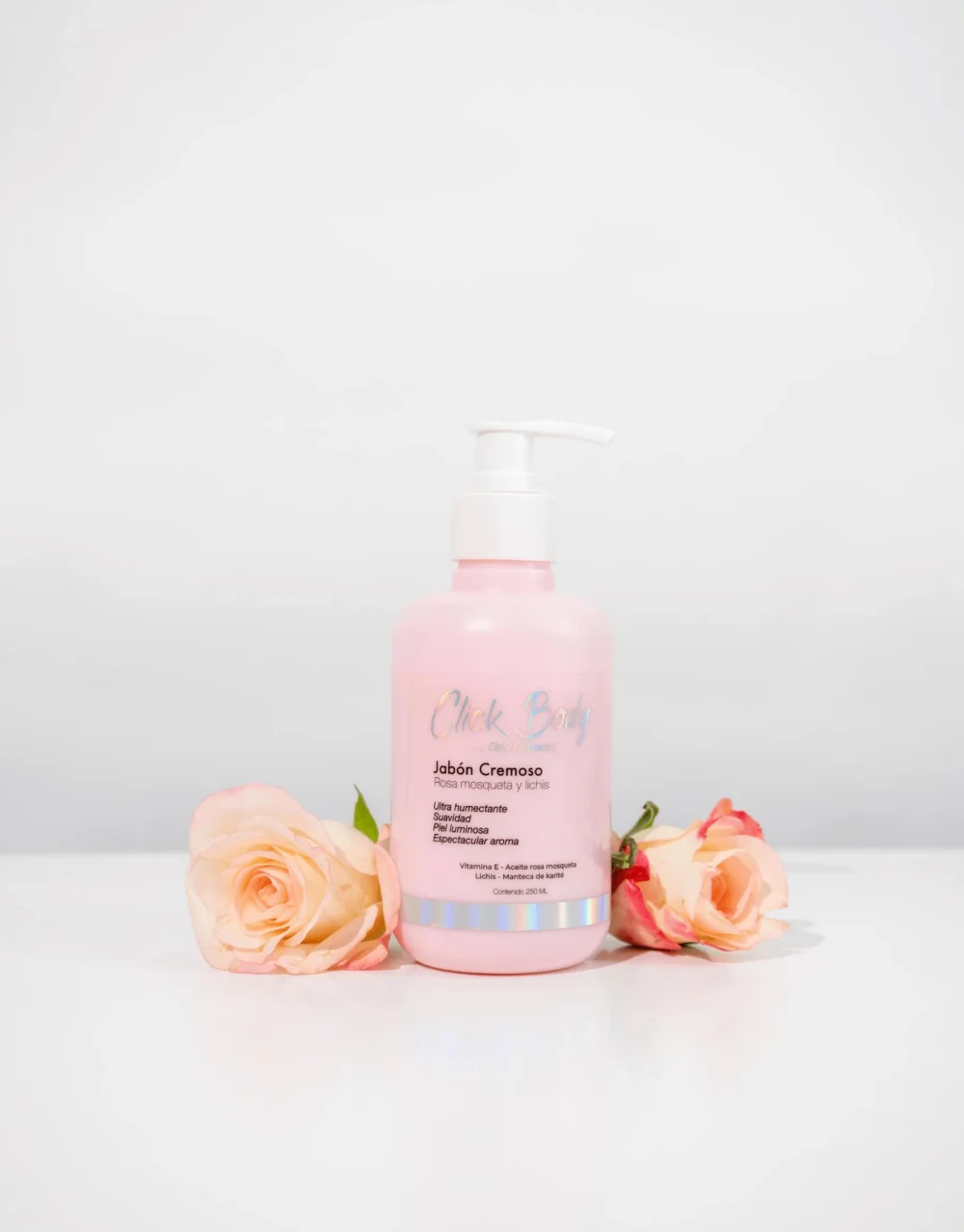 Jabón cremoso de Rosas x250 ml. Click Hair - Imagen 4