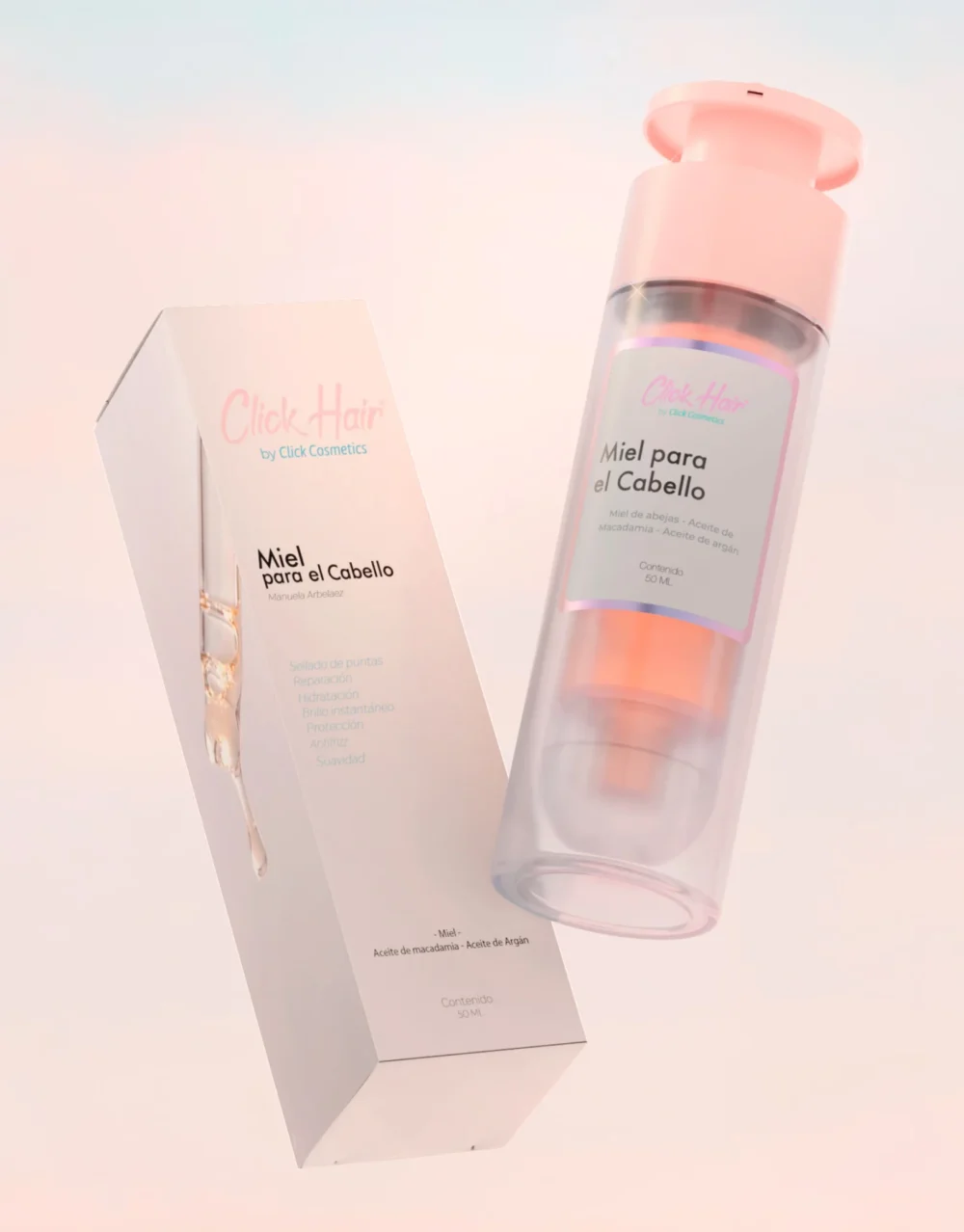Miel para el cabello x 50ml. Click Hair - Imagen 4
