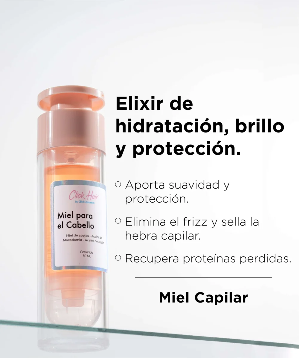 Miel para el cabello x 50ml. Click Hair - Imagen 3