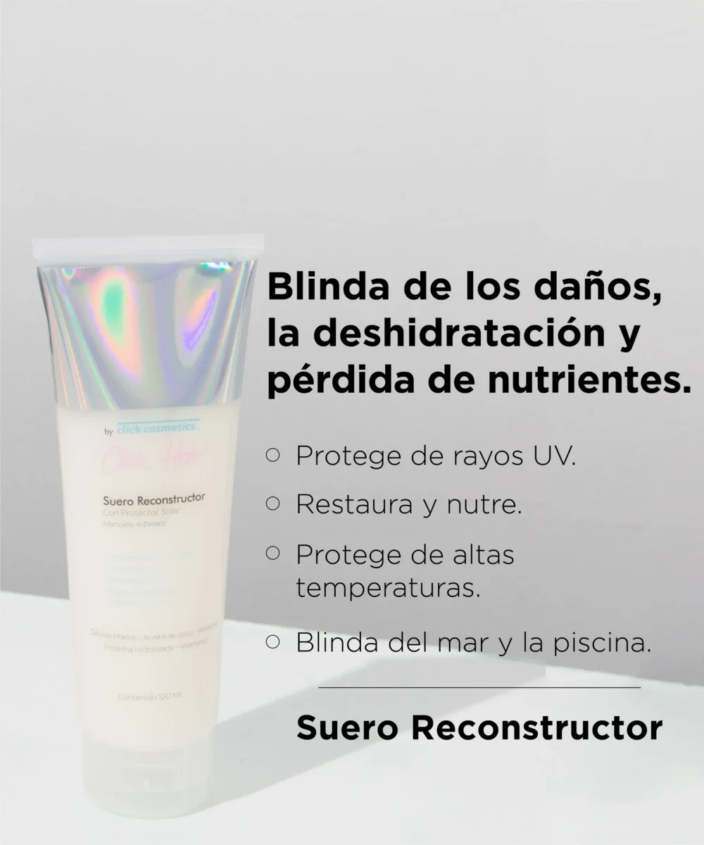Suero reconstructor x 120ml. Click Hair - Imagen 3