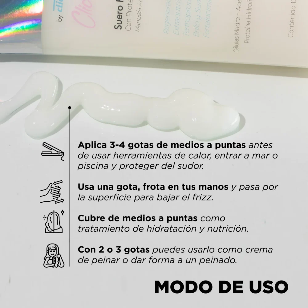 Suero reconstructor x 120ml. Click Hair - Imagen 2
